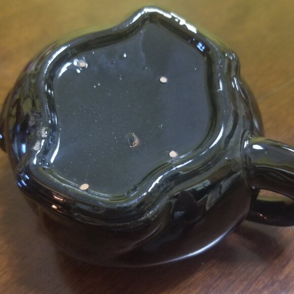 VINTAGE 1950s black cat teapot Shafford - Picture 6 of 7